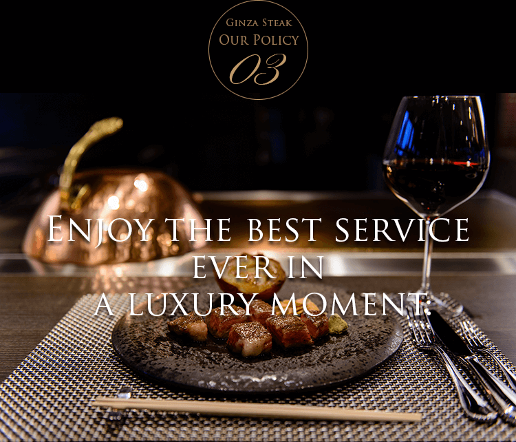 Enjoy the best service ever in a luxury moment.