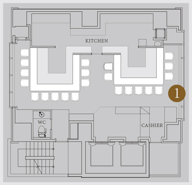 8F フロア間取図